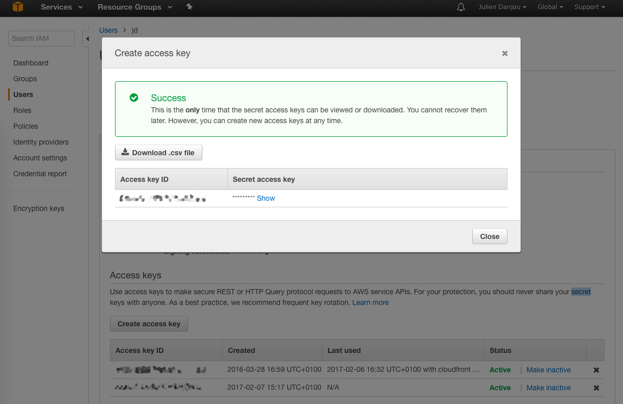 gnocchi-iam-get-keys