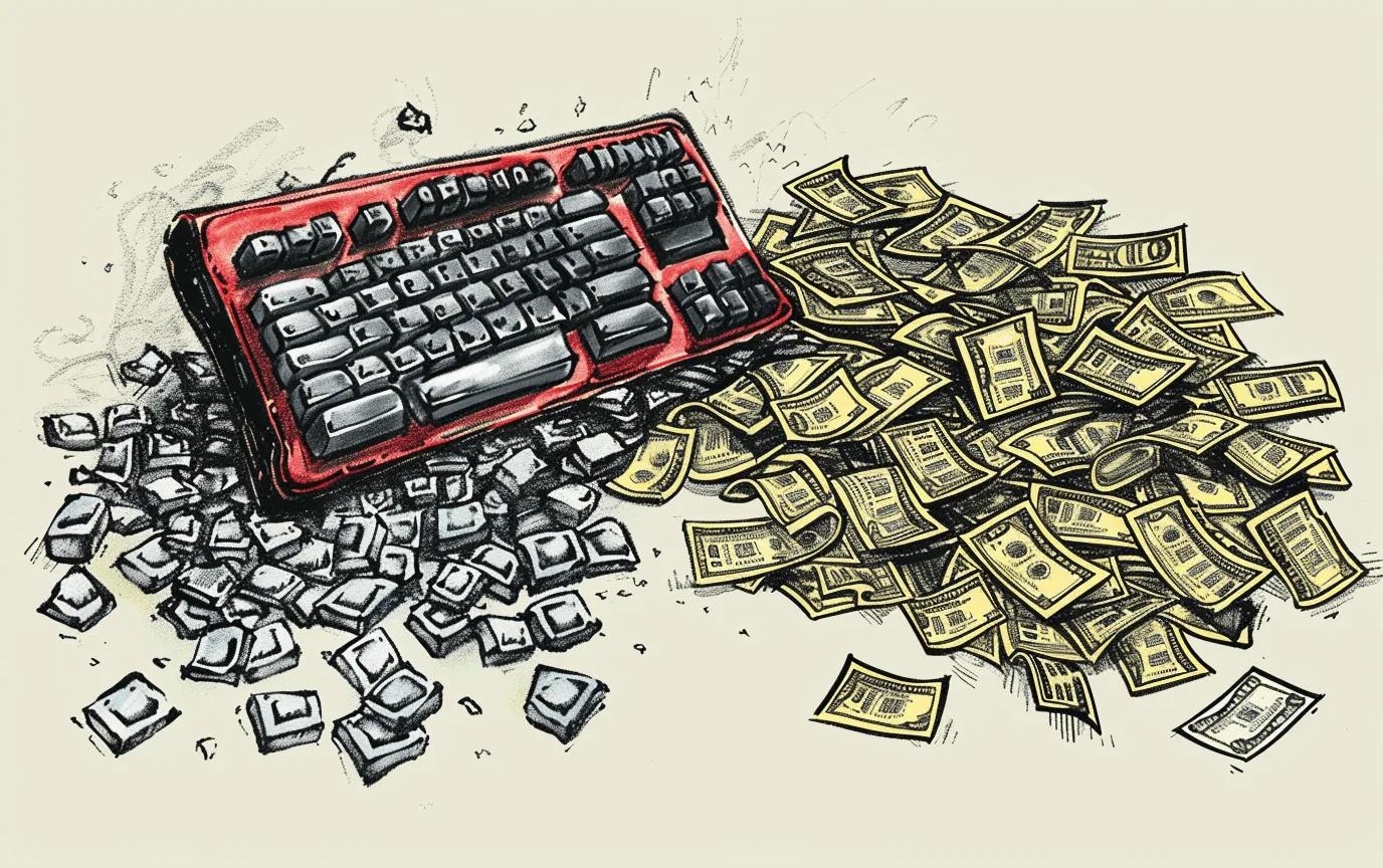 Illustration of the build vs buy dilemma for developers