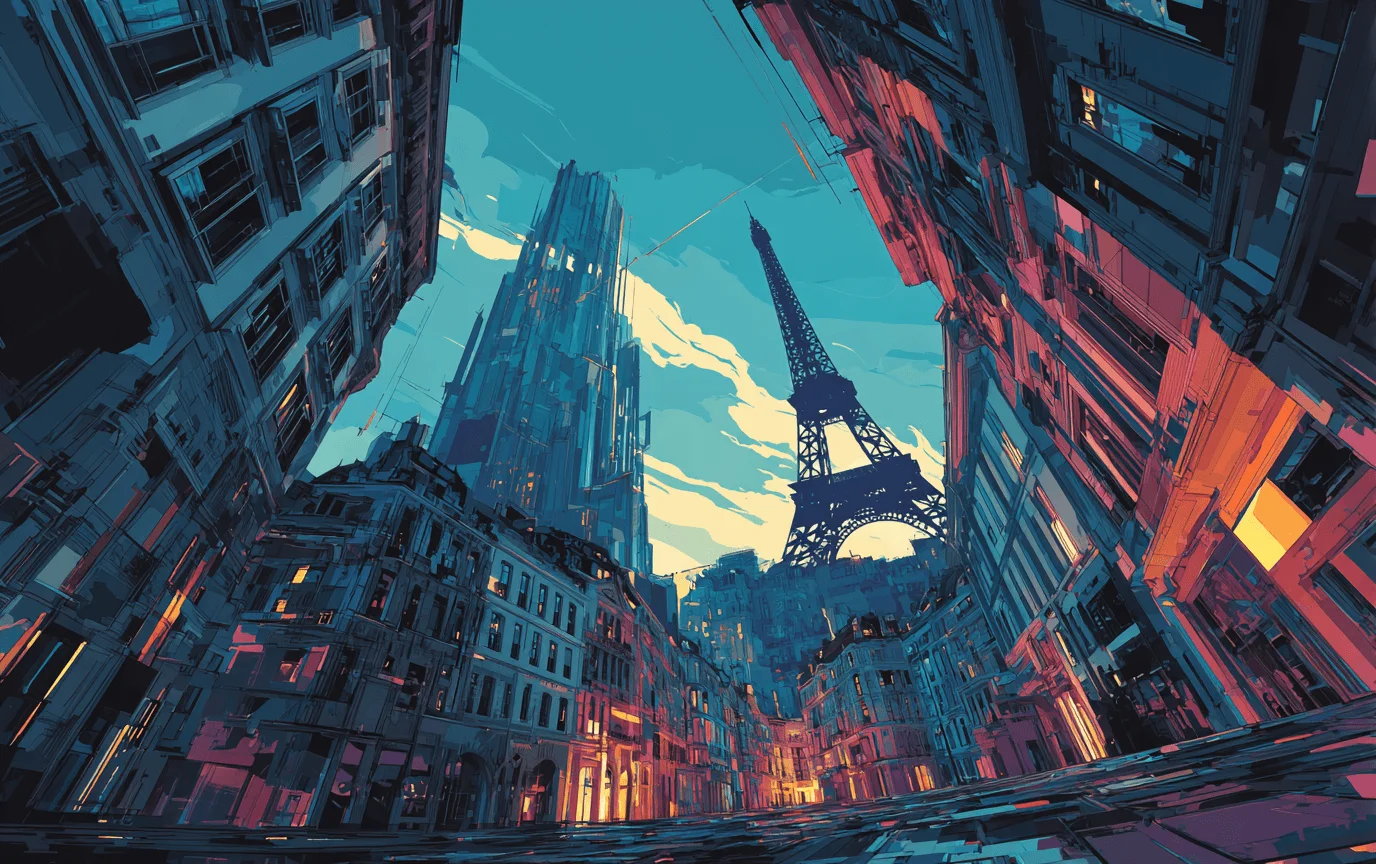 Illustration of the growing technology gap between Europe and the US and China