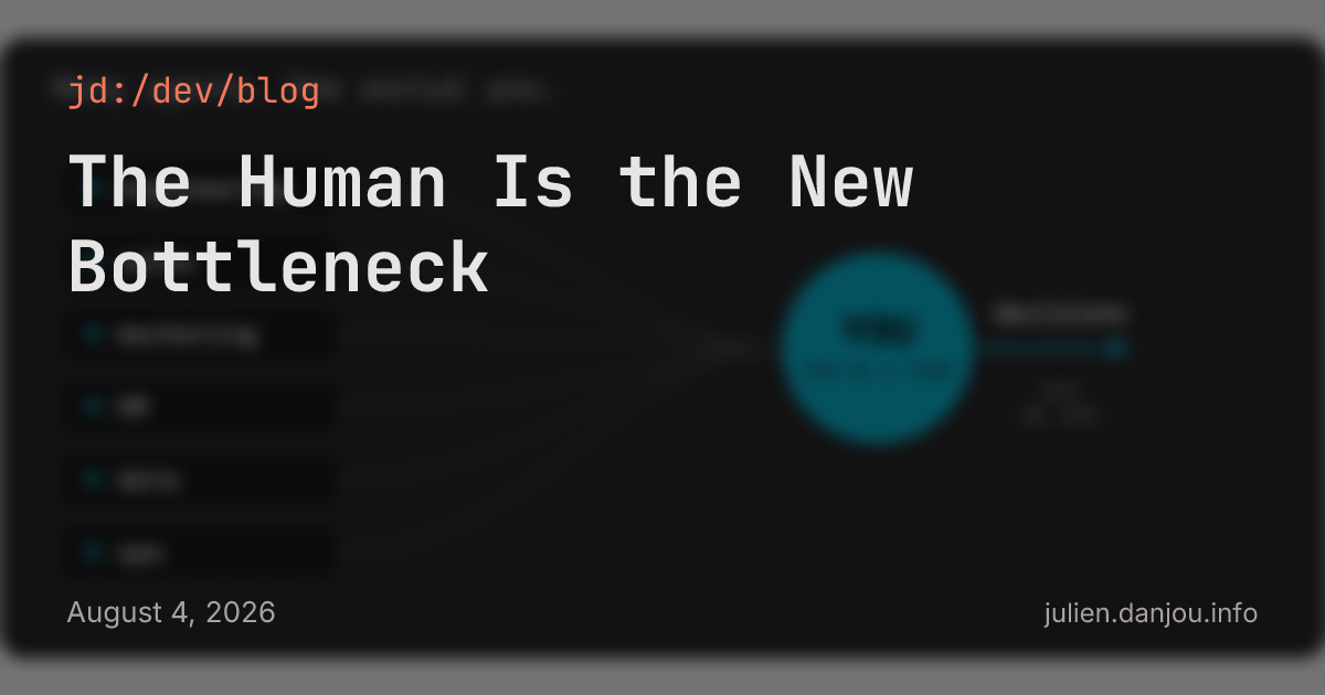 The Human Is the New Bottleneck